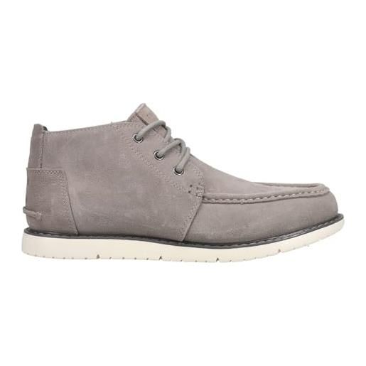 TOMS navi moc chukka, stivaletto uomo, grigio, 39 eu