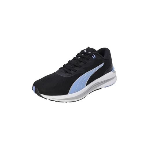PUMA electrify nitro 2 wns, scarpe per jogging su strada donna, multicolore (puma nero elektro viola puma argento), 42.5 eu