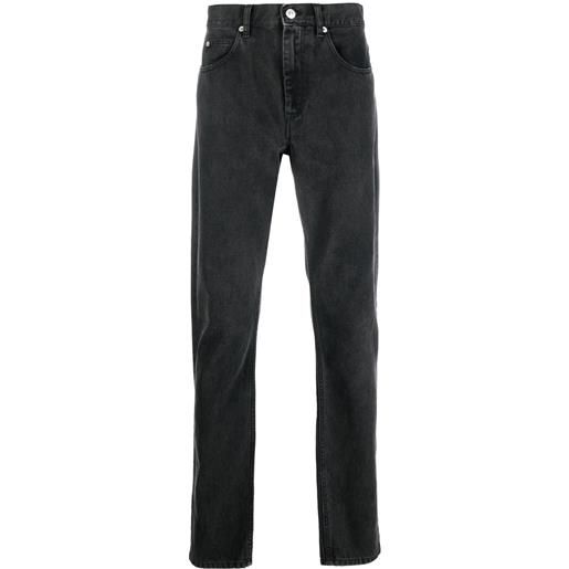 MARANT jeans dritti con lavaggio medio - nero