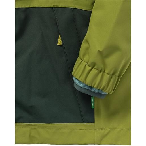Vaude campfire 3 in 1 iv jacket verde 98 cm ragazzo