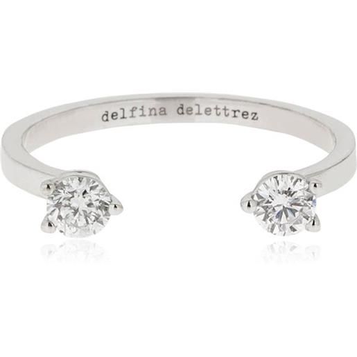 DELFINA DELETTREZ anello diamond dots 18kt