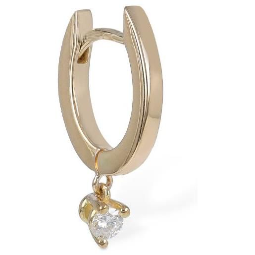 DELFINA DELETTREZ orecchino singolo in oro 18kt con diamanti