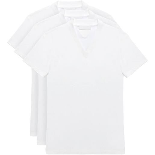 Prada set di 3 t-shirt - bianco