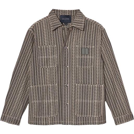 Marc Jacobs giacca con monogramma - toni neutri