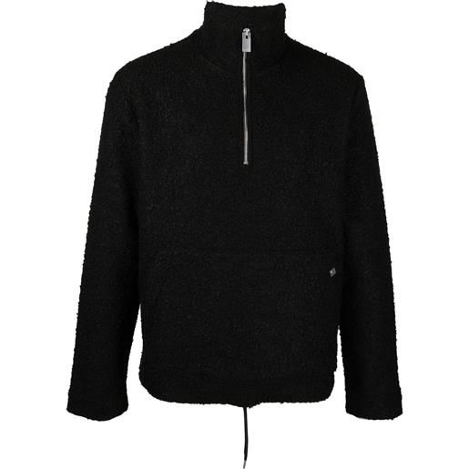 1017 ALYX 9SM maglione con mezza zip - nero