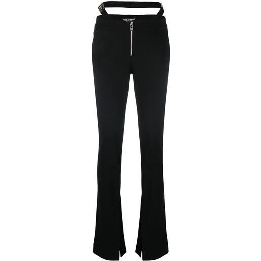 Dolce & Gabbana pantaloni con applicazione - nero