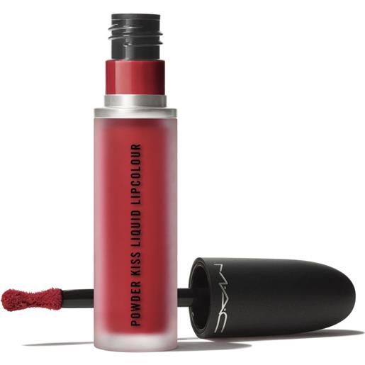 MAC powder kiss liquid lipcolour - rossetto liquido ruby boo