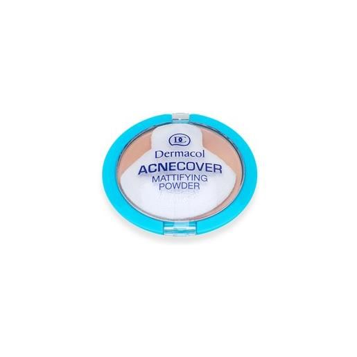 Dermacol acnecover mattifying powder cipria per la pelle problematica no. 02 shell 11 g