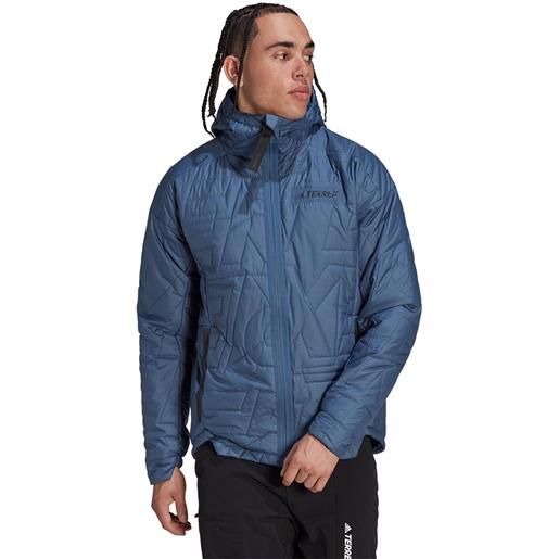 Adidas terrex myshelter primaloft padded jacket blu xl uomo