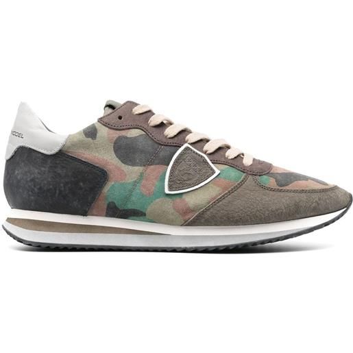 Philippe Model Paris sneakers con stampa camouflage - verde