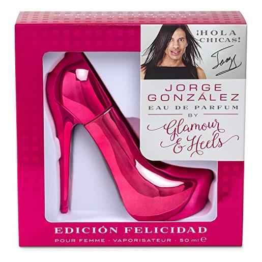 Glamour & Heels jorge gonzález by glamour & heels - edición felicidad, eau de parfum, fragranza femminile, 