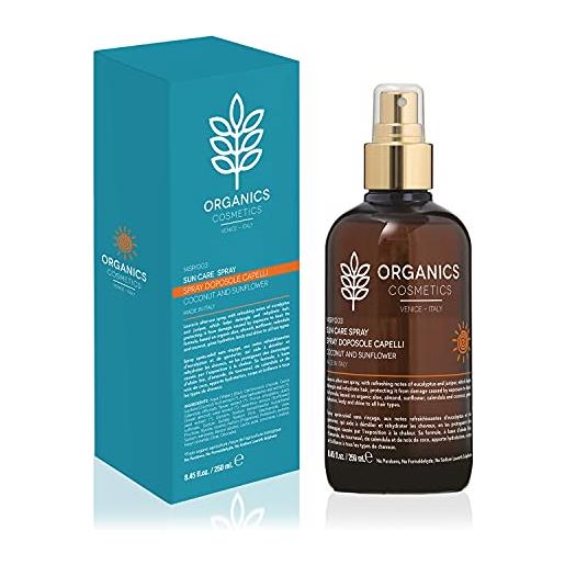 Organics Pharm Venice Italy sun care spray (spray doposole capelli coconut and sunflower)