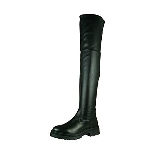 Geox d iridea h, stivali donna, nero (black), 37 eu