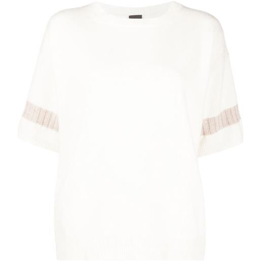 Lorena Antoniazzi t-shirt con maniche corte - bianco