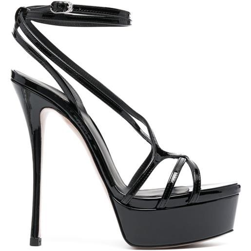 Le Silla sandali belen 150mm - nero