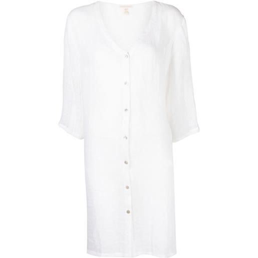 Eileen Fisher camicia con scollo a v - bianco