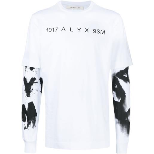 1017 ALYX 9SM t-shirt con stampa - bianco