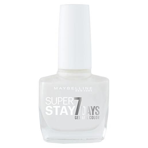 Maybelline new york forever strong finish nail polish 77 pearly white