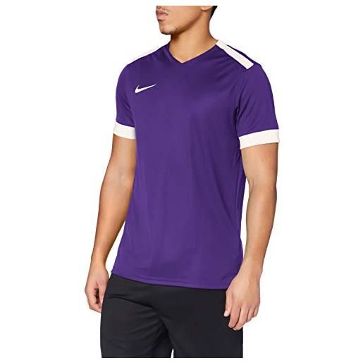 Nike park derby ii ss, t-shirt uomo, midnight navy/university gold/bianco, s