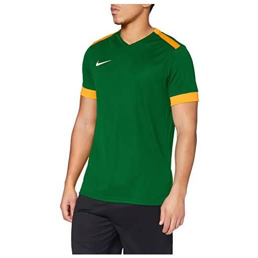 Nike park derby ii ss, t-shirt uomo, pine green university gold/(white), s