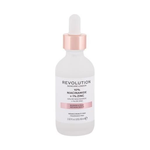 Revolution Skincare skincare 10% niacinamide + 1% zinc siero contro le irregolarità 60 ml per donna