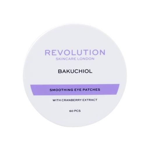 Revolution Skincare bakuchiol smoothing eye patches patch per levigare l'area intorno agli occhi 60 pz