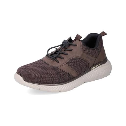 Rieker, scarpe da ginnastica uomo, brown choco b6464 25, 40 eu