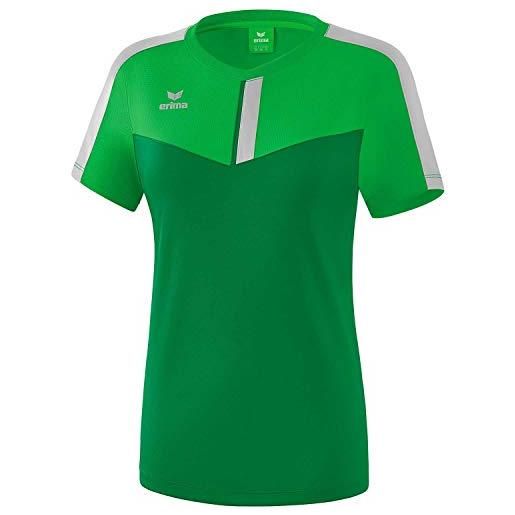 Erima squad function, t-shirt women's, fern green/smeraldo/silver grey, 40