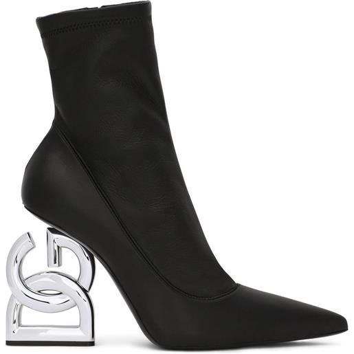 Dolce & Gabbana stivaletti a calzino 3.5 - nero