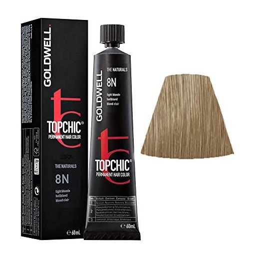 Goldwell topchic hair color coloration (tube) 8n light blonde by Goldwell