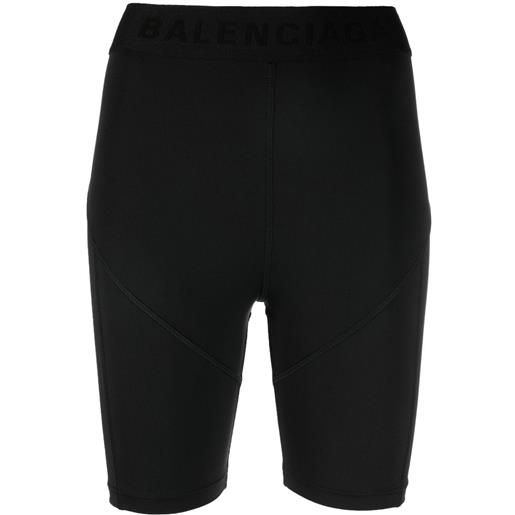 Balenciaga shorts da ciclismo - nero