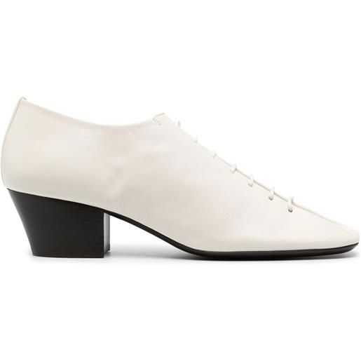 Lemaire derby con tacco - wh000 - white