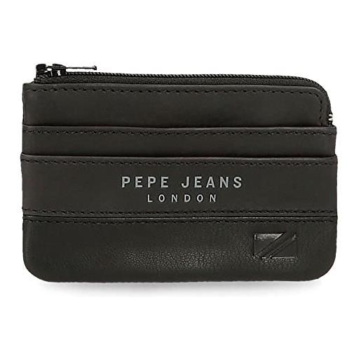 Pepe Jeans kingdom portafoglio, unico, nero, talla única, portamonete