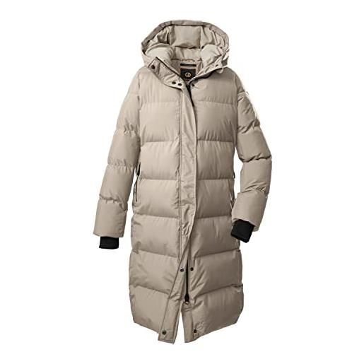 G.I.G.A. DX women's cappotto invernale/cappotto funzionale casual in look piumino con cappuccio gw 32 wmn qltd ct, light beige, 46, 38563-000