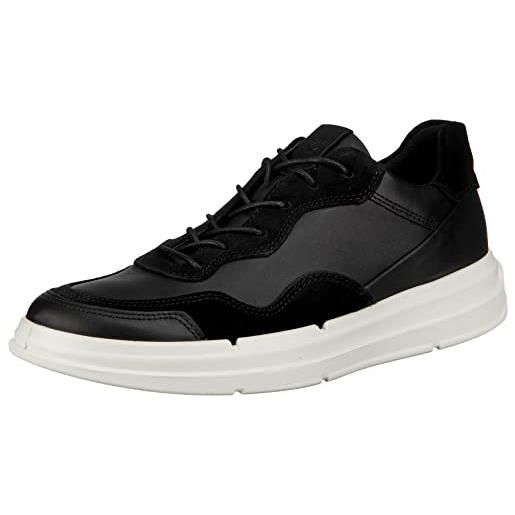 ECCO soft x w sneaker, scarpe da ginnastica basse donna, nero, 40 eu