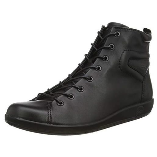 ECCO soft 2.0 bootie, stivali donna, nero (dahlia), 36 eu