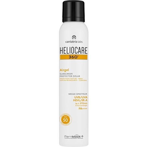 Heliocare 360° airgel spf 50 200 ml gel solare