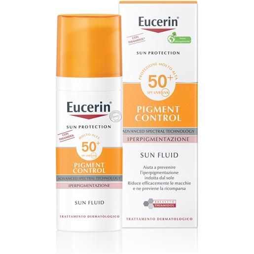 Eucerin sun fluid pigment control spf 50+ 50 ml lozione