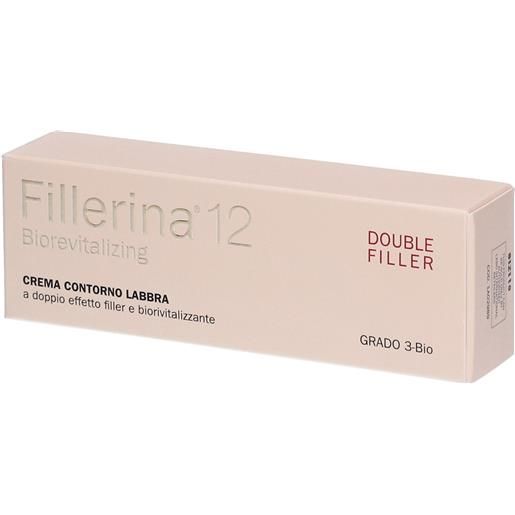 Fillerina® 12 double filler biorevitalizing crema contorno labbra grado 3 15 ml
