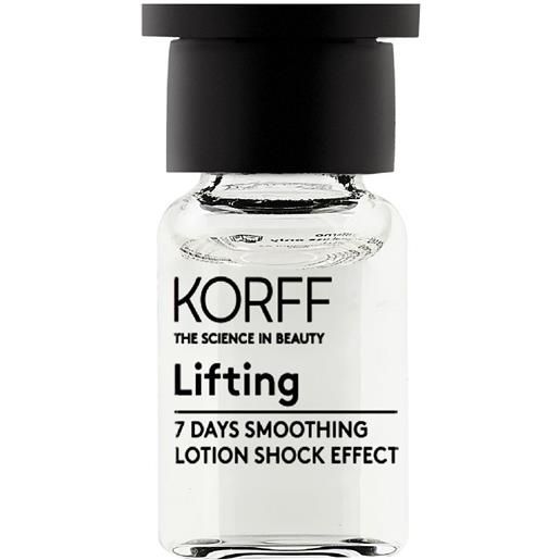 Korff lifting 40-76 lozione 7 giorni effetto urto levigante 7x2 ml viso