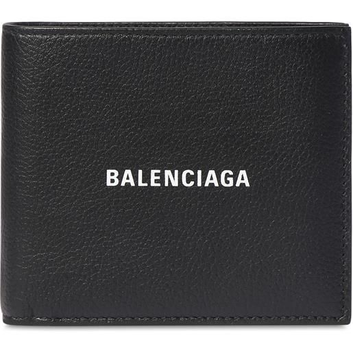 BALENCIAGA portafoglio in pelle con logo