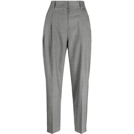 Fabiana Filippi pantaloni sartoriali con pieghe - grigio