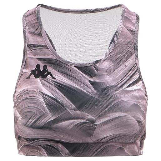 Kappa kombat druma, top donna, print color, xs