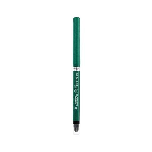 L'Oréal Paris infaillible grip 36h gel automatic eye liner matita occhi in gel a lunga tenuta 1.2 g tonalità 008 emerald green