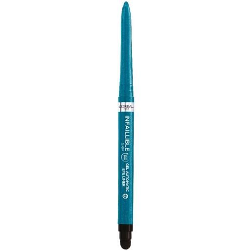 L'Oreal Paris infaillible 36h grip liner - matita occhi automatica in gel n. 07 turquoise faux fur