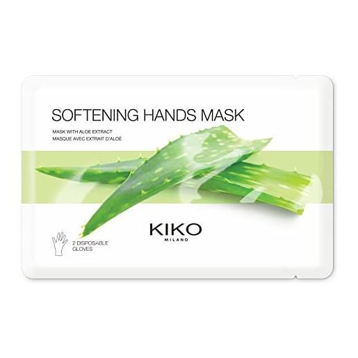 KIKO milano softening hands mask | maschere mani e unghie in tessuto con estratto di aloe