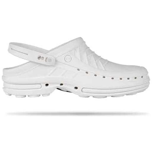 KINEMED Srl zoccoli wock clog in gomma monocolore bianco 35/36 1 paio