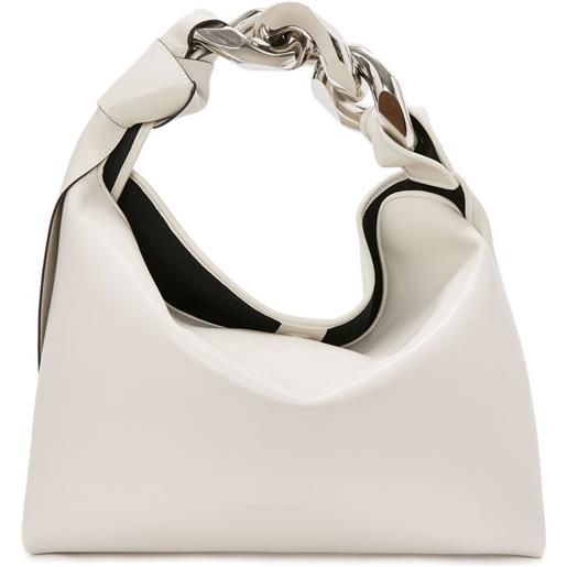 JW Anderson borsa a spalla chain piccola - bianco