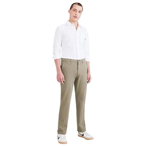 Dockers smart 360 flex chino slim, casual pants uomo, beige (camo new), 29w / 32l