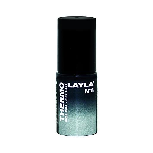 Layla cosmetics, smalto thermo, n. 8